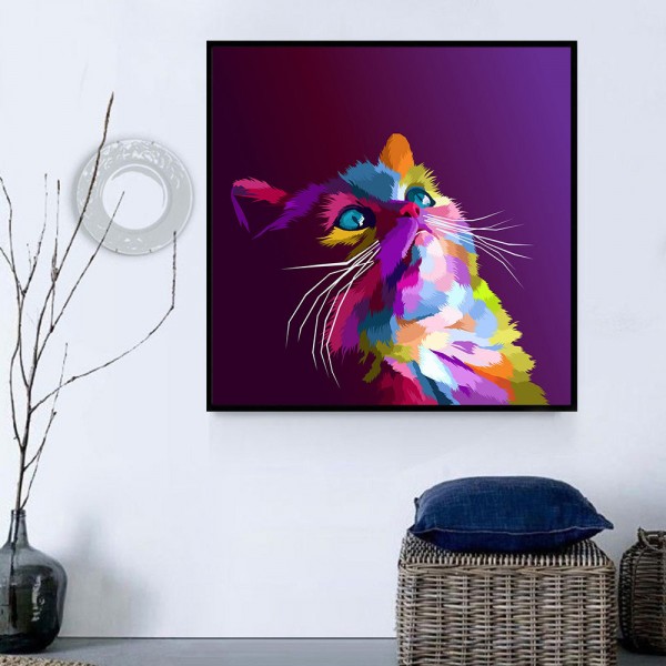 Gatto 5d Diy Kit Diamond Painting Pittura Di Diamante NO3643