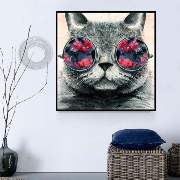Gatto 5d Diy Kit Diamond Painting Pittura Di Diamante NO3641
