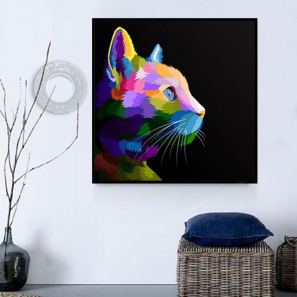 Gatto 5d Diy Kit Diamond Painting Pittura Di Diamante NO3640