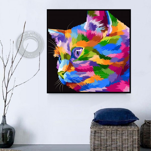 Gatto 5d Diy Kit Diamond Painting Pittura Di Diamante NO3639