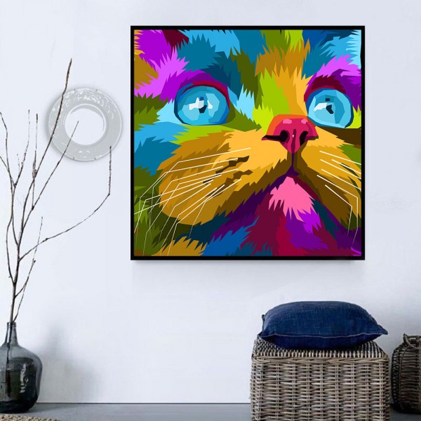 Gatto 5d Diy Kit Diamond Painting Pittura Di Diamante NO3638