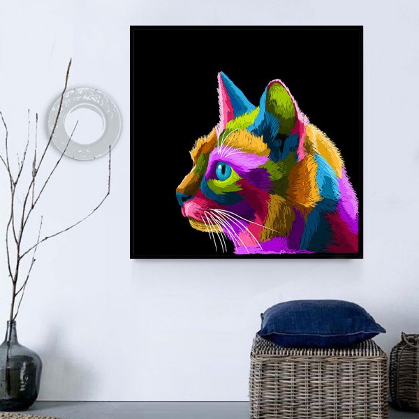 Gatto 5d Diy Kit Diamond Painting Pittura Di Diamante NO3637