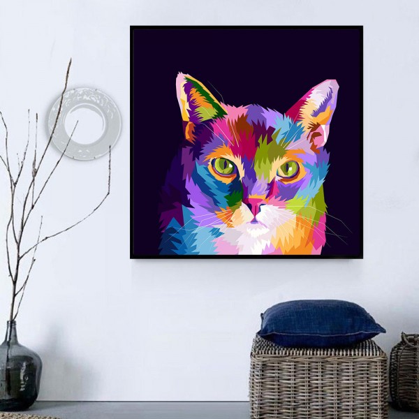 Gatto 5d Diy Kit Diamond Painting Pittura Di Diamante NO3636