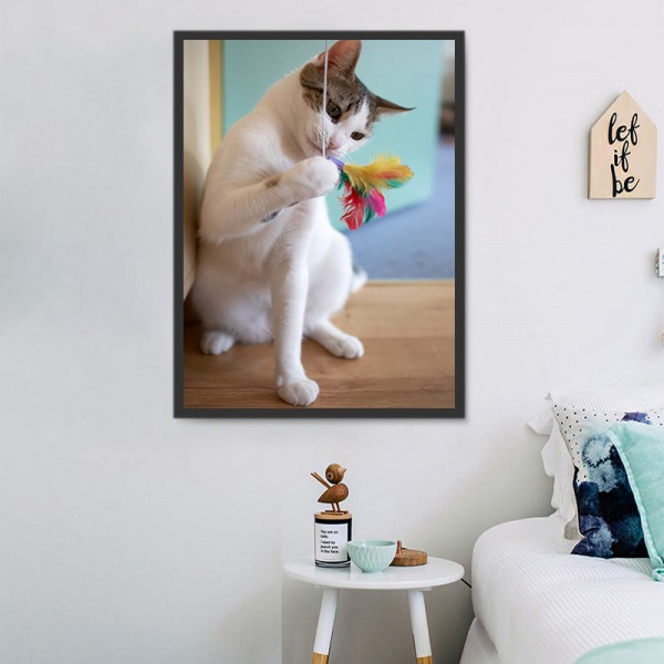 Gatto 5d Diy Kit Diamond Painting Pittura Di Diamante NO3632