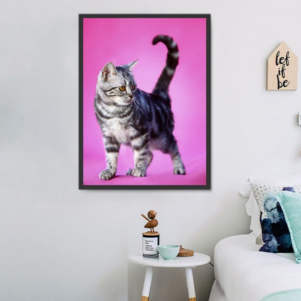 Gatto 5d Diy Kit Diamond Painting Pittura Di Diamante NO3630