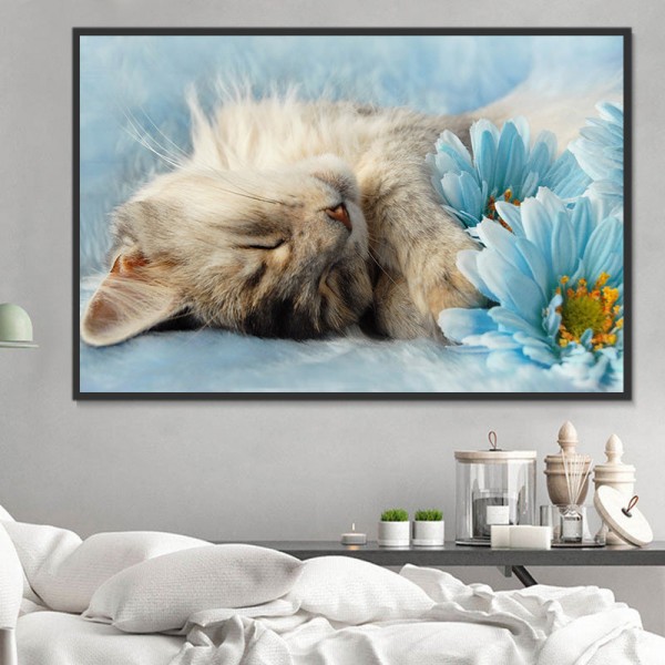 Gatto 5d Diy Kit Diamond Painting Pittura Di Diamante NO3625