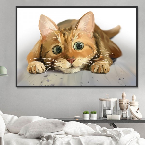 Gatto 5d Diy Kit Diamond Painting Pittura Di Diamante NO3608