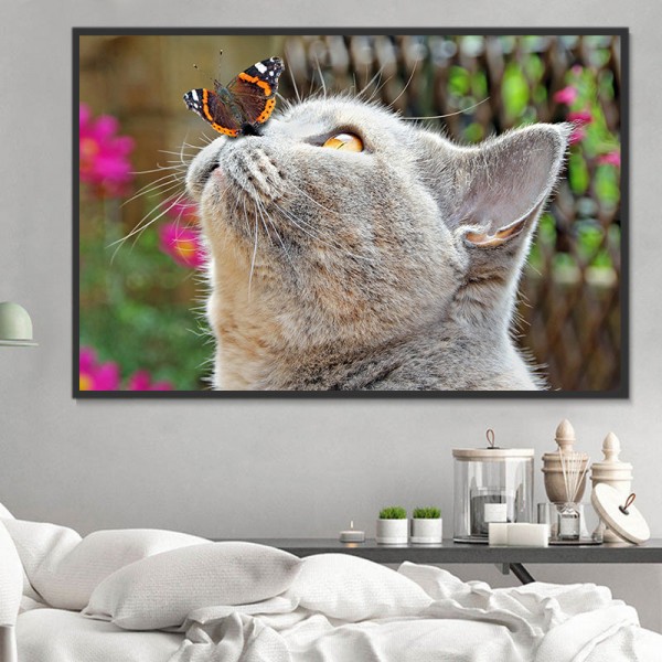 Gatto 5d Diy Kit Diamond Painting Pittura Di Diamante NO3604