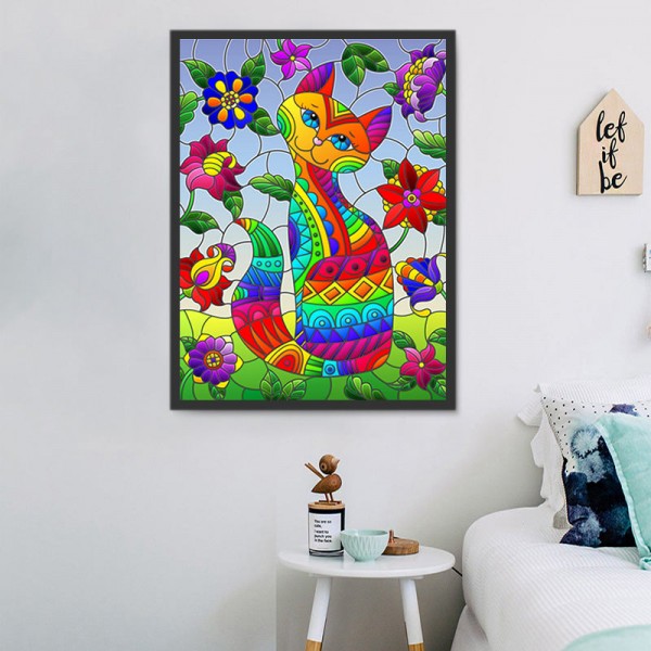 Gatto 5d Diy Kit Diamond Painting Pittura Di Diamante NO3602