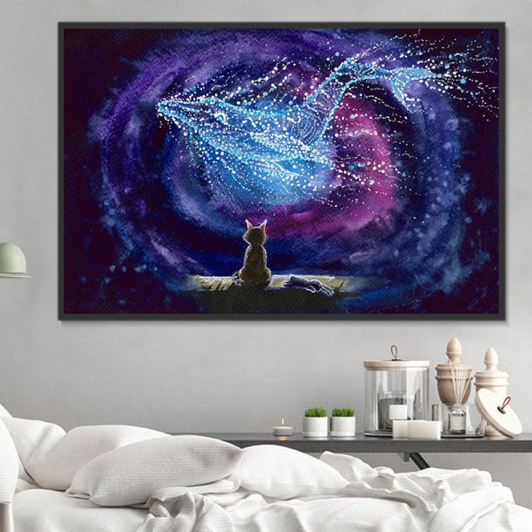 Gatto 5d Diy Kit Diamond Painting Pittura Di Diamante NO3600