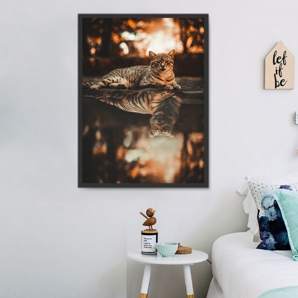 Gatto 5d Diy Kit Diamond Painting Pittura Di Diamante NO3598