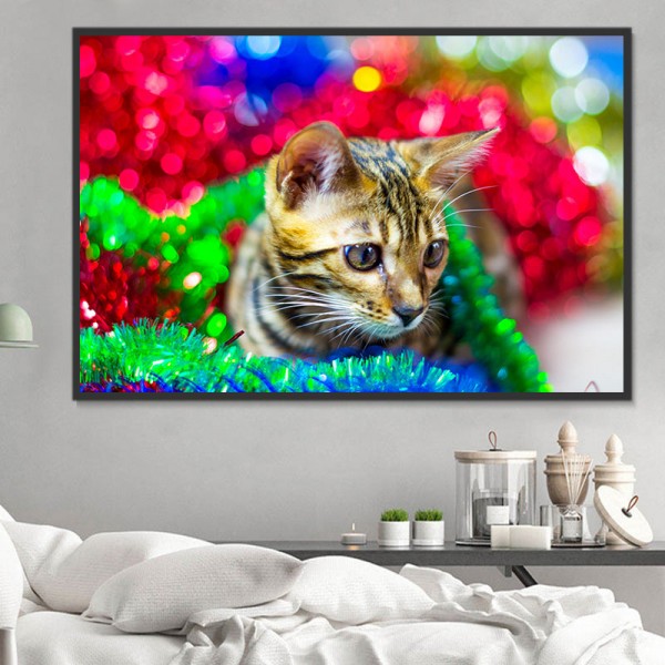 Gatto 5d Diy Kit Diamond Painting Pittura Di Diamante NO3596
