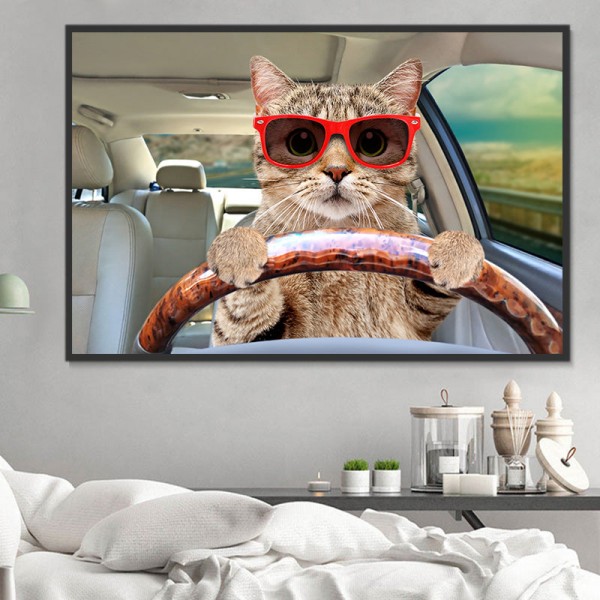 Gatto 5d Diy Kit Diamond Painting Pittura Di Diamante NO3595