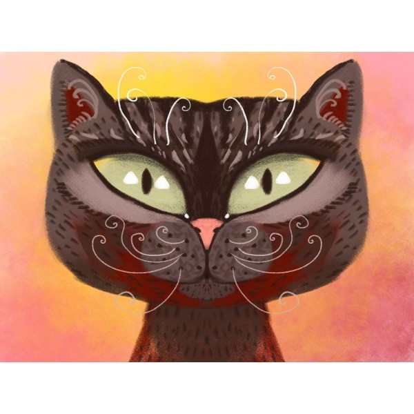 Gatto 5d Diy Kit Diamond Painting Pittura Di Diamante NO3589