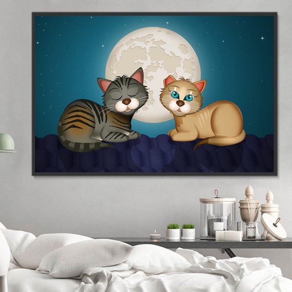 Gatto 5d Diy Kit Diamond Painting Pittura Di Diamante NO3591