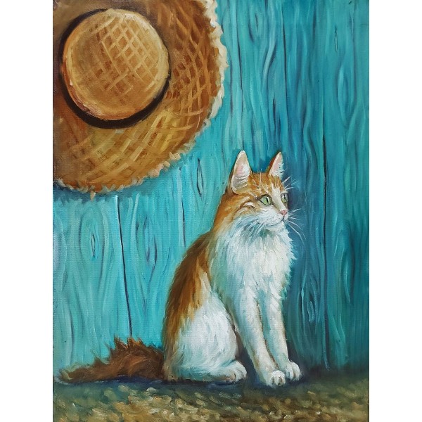 Gatto 5d Diy Kit Diamond Painting Pittura Di Diamante NO3588