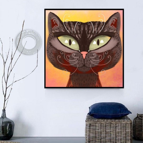 Gatto 5d Diy Kit Diamond Painting Pittura Di Diamante NO3589