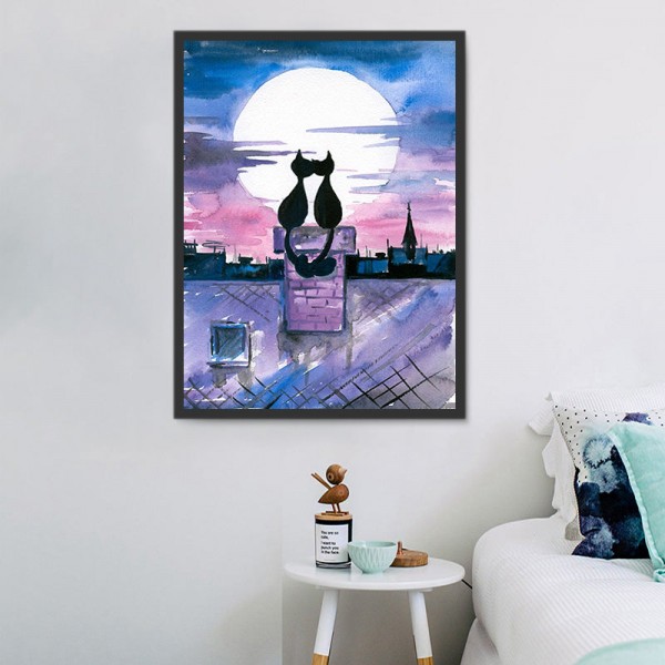 Gatto 5d Diy Kit Diamond Painting Pittura Di Diamante NO3579