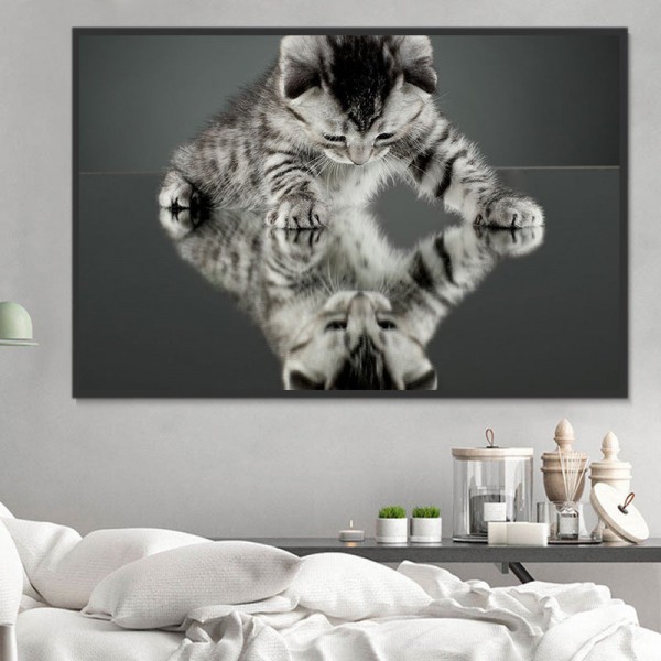 Gatto 5d Diy Kit Diamond Painting Pittura Di Diamante NO3577