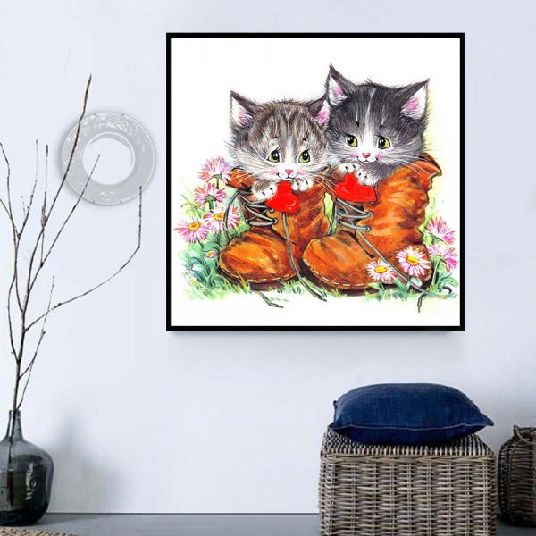 Gatto 5d Diy Kit Diamond Painting Pittura Di Diamante NO3574