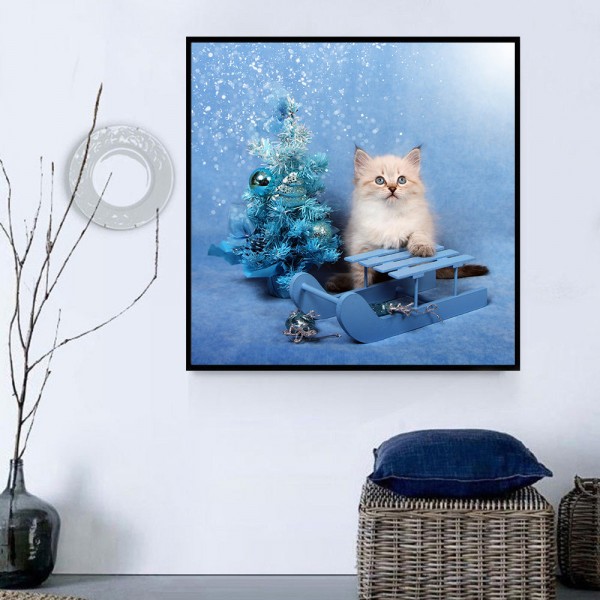 Gatto 5d Diy Kit Diamond Painting Pittura Di Diamante NO3569