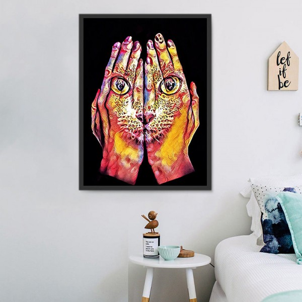 Gatto 5d Diy Kit Diamond Painting Pittura Di Diamante NO3568