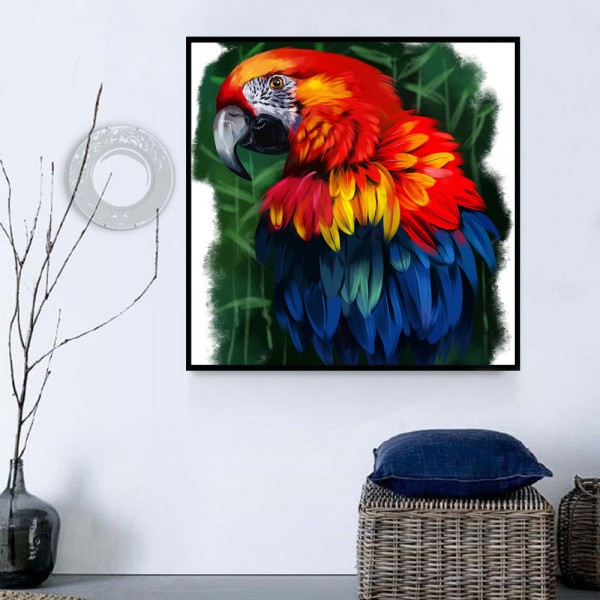 Pappagallo 5d Diy Kit Diamond Painting Pittura Di Diamante NO3499