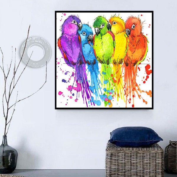 Pappagallo 5d Diy Kit Diamond Painting Pittura Di Diamante NO3483