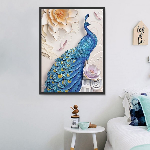 Pavone 5d Diy Kit Diamond Painting Pittura Di Diamante NO3444