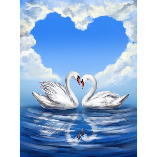 Cigno 5d Diy Kit Diamond Painting Pittura Di Diamante NO3432