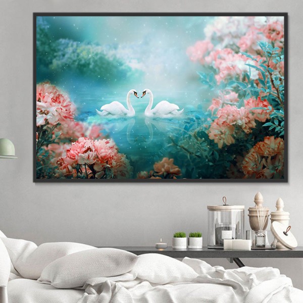 Cigno 5d Diy Kit Diamond Painting Pittura Di Diamante NO3419