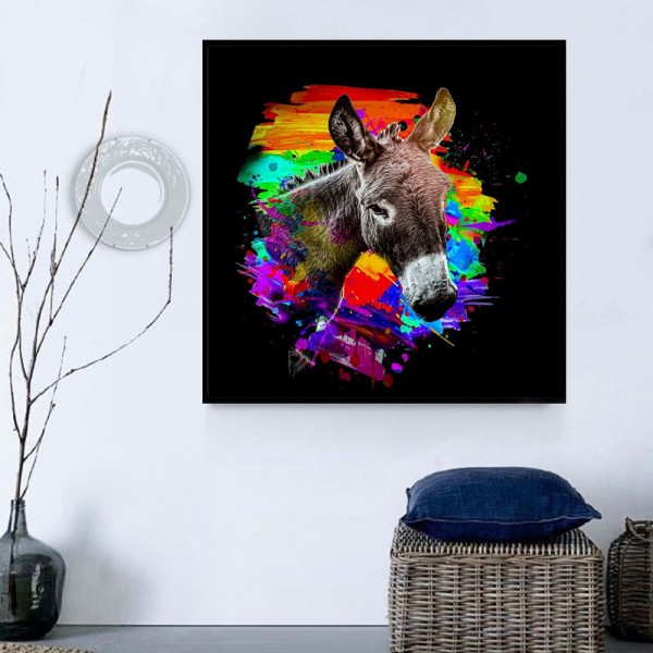 Asino 5d Diy Kit Diamond Painting Pittura Di Diamante NO3416