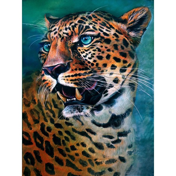 Leopardo 5d Diy Kit Diamond Painting Pittura Di Diamante NO3411