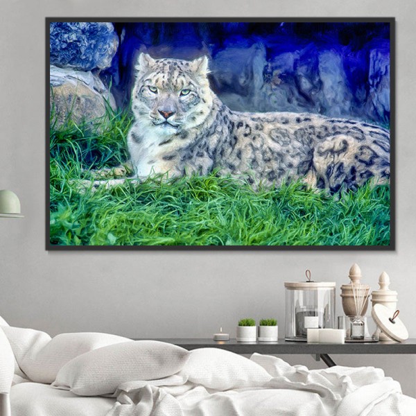 Leopardo 5d Diy Kit Diamond Painting Pittura Di Diamante NO3407
