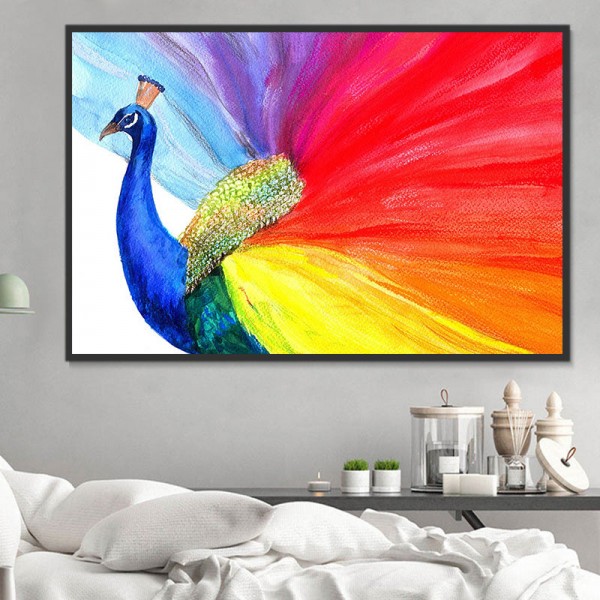 Pavone 5d Diy Kit Diamond Painting Pittura Di Diamante NO3394