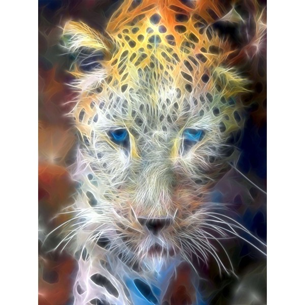 Leopardo 5d Diy Kit Diamond Painting Pittura Di Diamante NO3386
