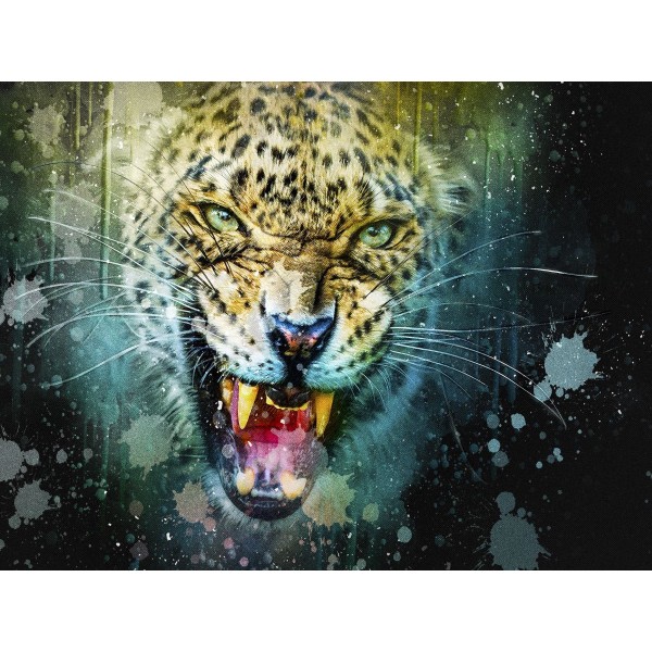 Leopardo 5d Diy Kit Diamond Painting Pittura Di Diamante NO3383
