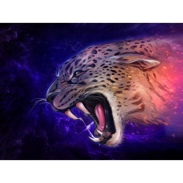 Leopardo 5d Diy Kit Diamond Painting Pittura Di Diamante NO3380