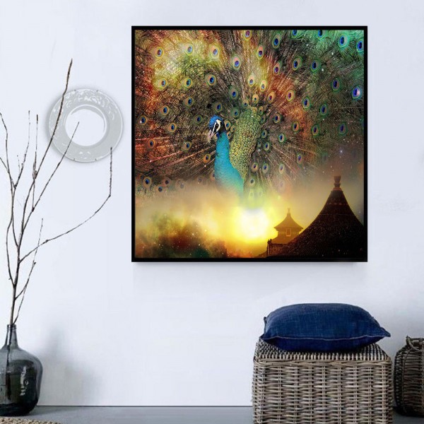 Pavone 5d Diy Kit Diamond Painting Pittura Di Diamante NO3379