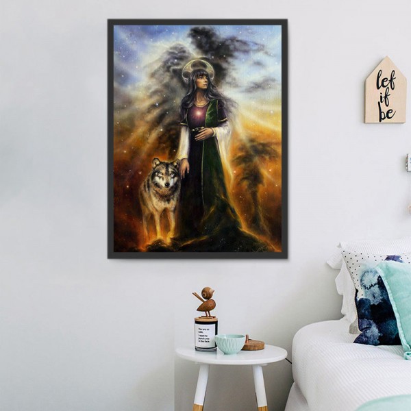 Animale E Umano 5d Diy Kit Diamond Painting Pittura Di Diamante NO3215