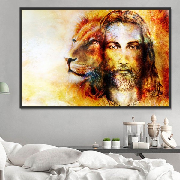 Animale E Umano 5d Diy Kit Diamond Painting Pittura Di Diamante NO3209