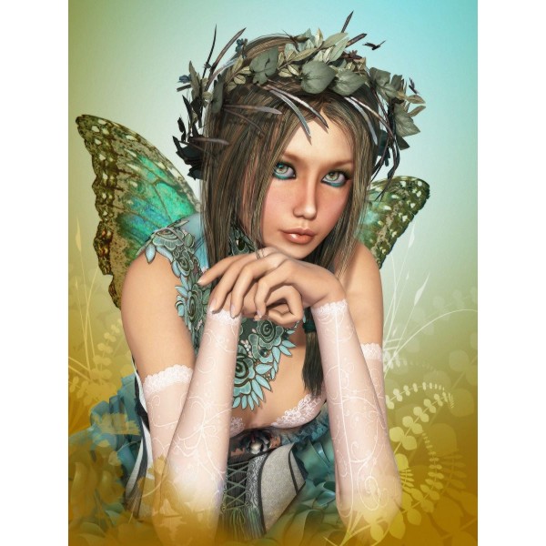 Fata 5d Diy Kit Diamond Painting Pittura Di Diamante NO3202