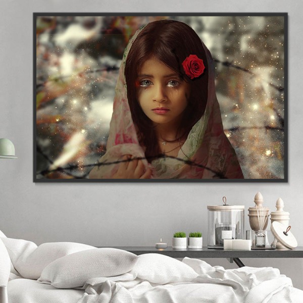 Ritratto 5d Diy Kit Diamond Painting Pittura Di Diamante NO3182