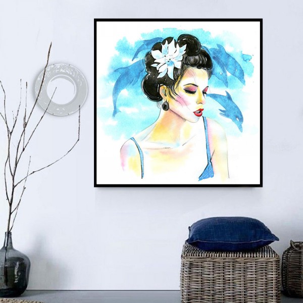 Ritratto 5d Diy Kit Diamond Painting Pittura Di Diamante NO3177