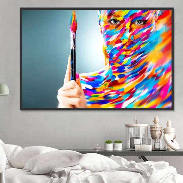 Ritratto 5d Diy Kit Diamond Painting Pittura Di Diamante NO3173