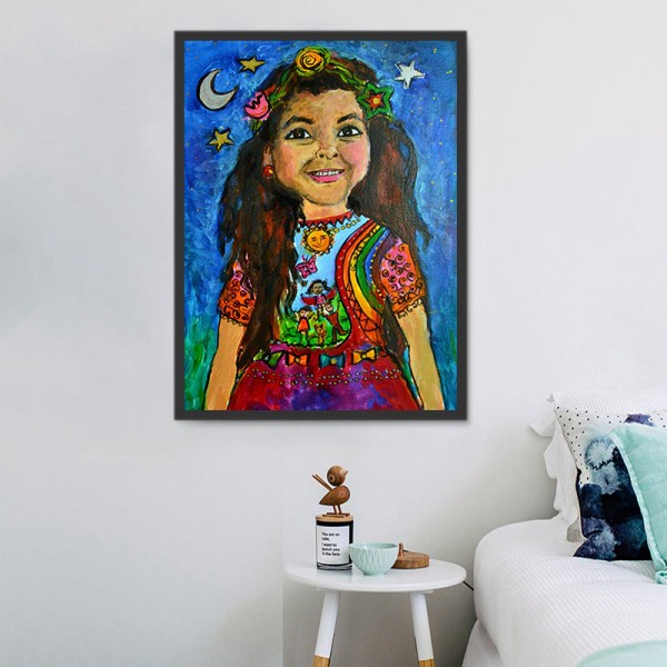 Ritratto 5d Diy Kit Diamond Painting Pittura Di Diamante NO3164