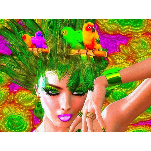 Ritratto 5d Diy Kit Diamond Painting Pittura Di Diamante NO3141