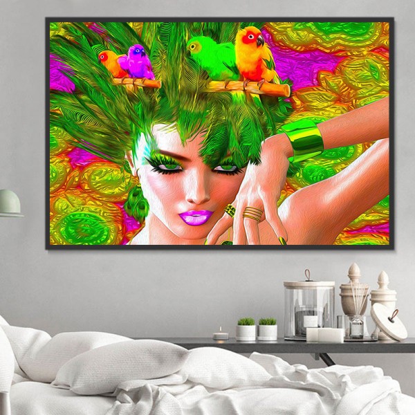 Ritratto 5d Diy Kit Diamond Painting Pittura Di Diamante NO3141