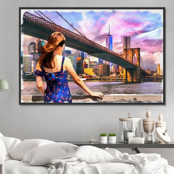 Ritratto 5d Diy Kit Diamond Painting Pittura Di Diamante NO3136