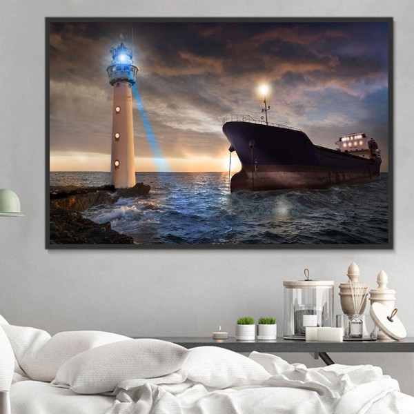 Faro 5d Diy Kit Diamond Painting Pittura Di Diamante NO3110